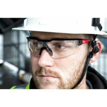 Milwaukee Safety Glasses 48-73-2052 - Red/Black - 60139