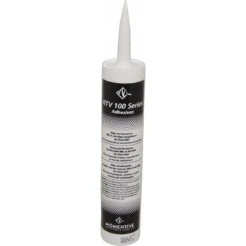 Momentive RTV102 Adhesive/Sealant White Paste 10.1 fl oz Cartridge - RTV102 WHITE 12C