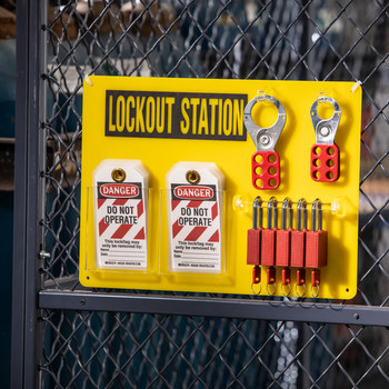 Brady Yellow Lockout/Tagout Kit -.1875 in Depth - 15.5 in Width - 11.5 in Height - 754473-63177