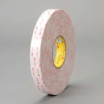 3M 4920 White VHB Tape, 1/2 in Width x 72 yd Length, 15 mil Thick