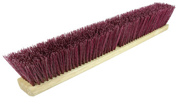 wily☆ Weiler 421 Deck Brush Head, 36 in, Polypropylene, Maroon