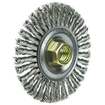NEW Weiler 13138 Roughneck Wheel Brush 4” Diam 20000 RPM SHIPS FREE!! 