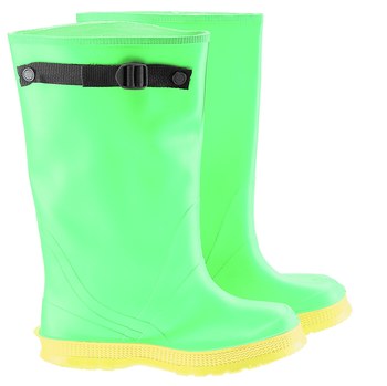 Picture of Dunlop 87050 Black/Green/Yellow 15 Chemical-Resistant Overboots (Main product image)