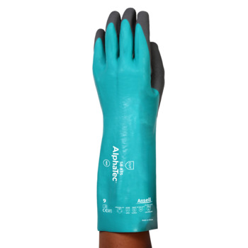 Ansell AlphaTec 58-835 8 Nitrile, PI Chemical-Resistant Gloves - 58835080