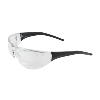Picture of Bouton Optical Tranzmission 250-71-00 Clear Black Universal Polycarbonate Standard Safety Glasses (Main product image)
