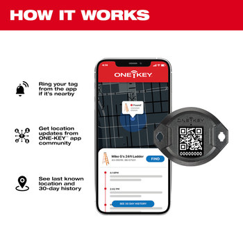 Milwaukee ONE-KEY Plastic Bluetooth Tracking Tag - 48-21-2301
