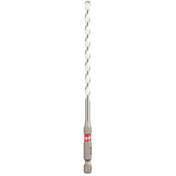 Milwaukee SHOCKWAVE Impact Duty 3/16 in Multi-Material Drill Bit 48-20-8884 - Uncoated (Bright Finish) Finish - 6 in Overall Length - 4 in Flute - Carbide Tipped