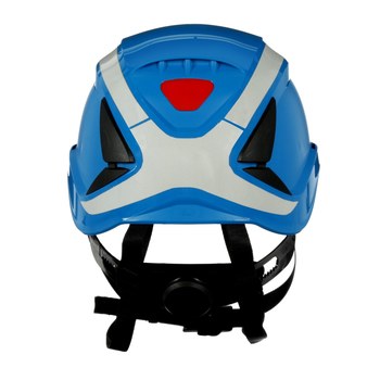 3M SecureFit Safety Helmet X5003X-ANSI Blue-Unvented-Reflective