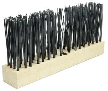 Weiler 420 Push Broom Head - 14 in - Steel - Grey - 42030