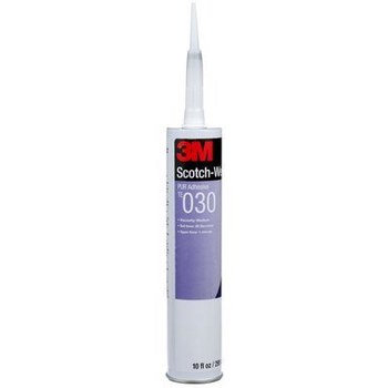 3M Scotch-Weld TE030 One-Part Off-White Polyurethane Adhesive - Solid 0.1 gal Cartridge - 25157