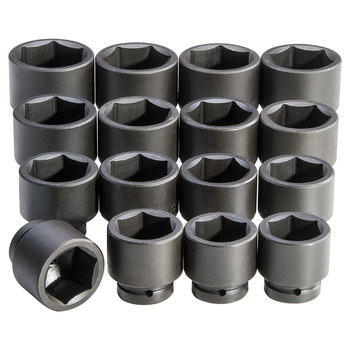 Proto J76116 6 Point Impact Socket Set - 1 in Drive - 12530
