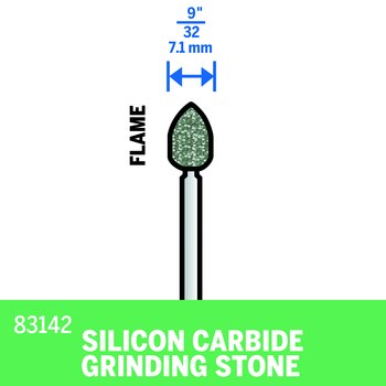 Dremel Silicon Carbide Abrasive Point - 9/32 in Diameter - 83142