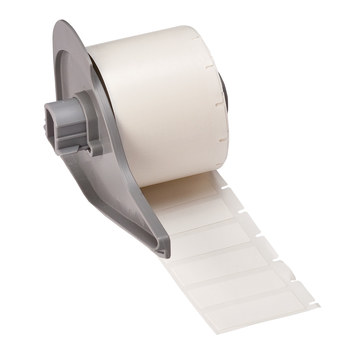 Picture of Brady White Self-Extinguishing PVF Thermal Transfer M71-29-437 Die-Cut Thermal Transfer Printer Label Roll (Main product image)