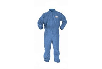 Picture of Ansell Kleenguard A60 Blue Large Microporous Film Laminate Disposable General Purpose & Work Coveralls (Main product image)