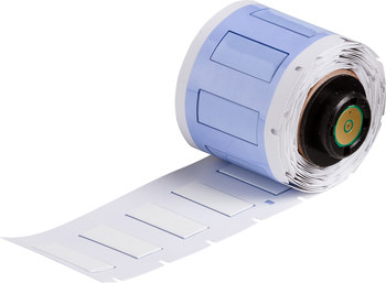 Picture of Brady Permasleeve Purple Heat-Shrinkable, Self-Extinguishing Polyolefin Thermal Transfer PSPT-250-1-VT Die-Cut Thermal Transfer Printer Sleeve (Main product image)