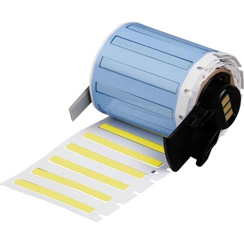 Picture of Brady PermaSleeve Yellow Polyvinylidene Thermal Transfer M6-094-175-345-YL Heat Shrink Wire & Cable Labels (Main product image)