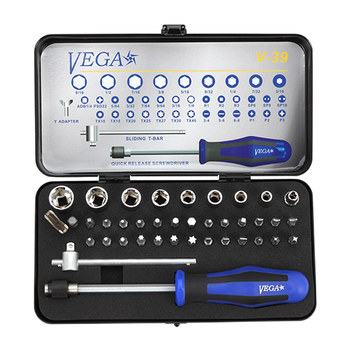 Vega Tools Driver Bit Set V-39 - 00646