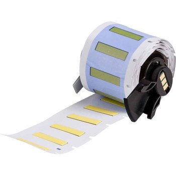 Picture of Brady PermaSleeve Yellow Polyolefin Thermal Transfer M6-125-1-342-YL Heat Shrink Wire & Cable Labels (Main product image)