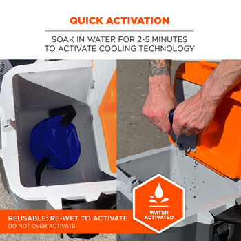 Ergodyne Chill-Its Cooling Pad 6715 12337 - Blue