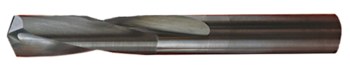 Bassett DRS 11/64 in Stub Length Drill - 4-Facet 118° Point - 0.75 in Spiral Flute - Right Hand Cut - 2.5 in Overall Length - Carbide - 0.1719 in Shank - B36411