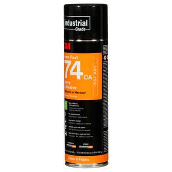 3M 7100014104 Polyurethane Foam Orange Aerosol 24 fl oz Can Contains 1,1-Difluoroethane, Low VOC, CA Compliant - 97958 - 19 oz Net Weight