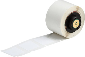 Picture of Brady Stainerbondz White Polyester Thermal Transfer PTL-97-481 Die-Cut Thermal Transfer Printer Label Roll (Main product image)