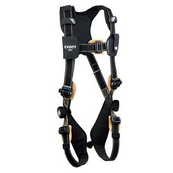 Picture of DBI-SALA ExoFit NEX Black Medium Vest-Style Shoulder, Back, Leg Padding Body Harness (Main product image)