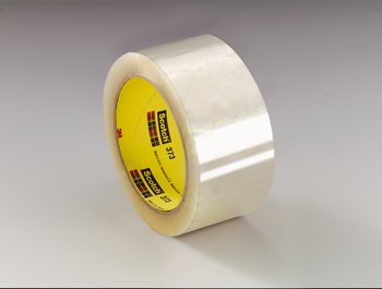 3M Scotch 373 Clear Box Sealing Tape - 36 mm Width x 50 m Length - 2.5 mil Thick - 72366