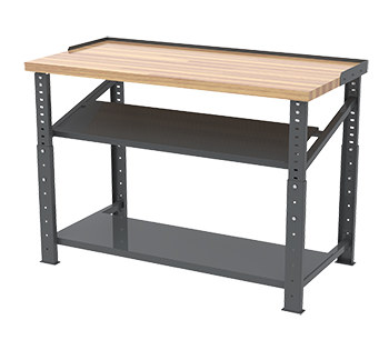 Picture of Akro-Mils RHWB3072GA RHWB Adjustable Gray Powder Coated 12 ga Adjustable Height Work Bench (Main product image)