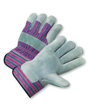 West Chester 558 Work Gloves 558, XL, Size XL, Leather, Blue, Red