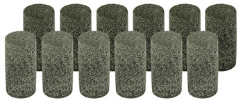 Weiler Tiger Zirc Zirconia Alumina Abrasive Plug - 1 1/2 in Length - 5/8-11 UNC Center Hole - 68322