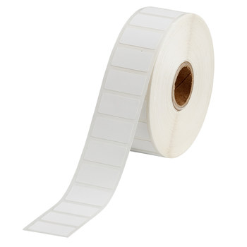 Picture of Brady White Polypropylene Thermal Transfer THT-59-7425-2-SC Die-Cut Thermal Transfer Printer Label Roll (Main product image)