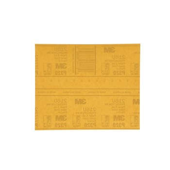 3M Resinite 216U Sand Paper Sheet 02541 - 9 in x 11 in - Aluminum Oxide - P320 - Very Fine