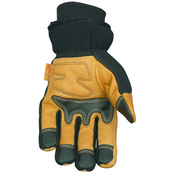PIP Caiman MAG 2960 Black 2XL Grain Pigskin Cold Condition Gloves - Leather Palm & Fingertips Coating - 2960-7
