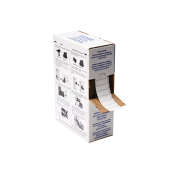 Picture of Brady White Polyester Thermal Transfer BPTL-29-423 Die-Cut Thermal Transfer Printer Label Roll (Main product image)