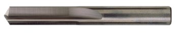 Bassett DM 1/16 in Straight Flute Stub Length Drill - Radial 140° Point - 0.625 in Straight Flute - Right Hand Cut - 1.625 in Overall Length - Carbide - 0.0625 in Shank - B54121