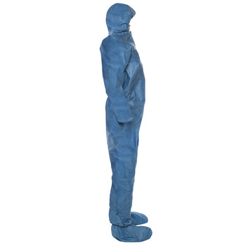Ansell KleenGuard Disposable General Purpose Coveralls A20 58523 - Size Large - Blue