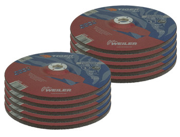 Weiler Tiger AO Depressed-Center Grinding Wheel 68376 - 9 in - Aluminum Oxide - 24 - T