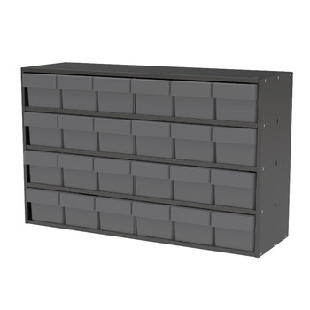 Picture of Akro-Mils AD3511C62 Akrodrawers 120 lb Charcoal Gray Powder Coated, Textured Stackable Cabinet (Main product image)