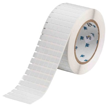 Brady UltraTemp THT-71-719-20 Die-Cut Printer Label Roll - 0.315 in x 0.315 in - Polyimide - White - B-719 - 92505