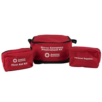 American Red Cross Emergency Backpack - 9 in Length - 092265-91050