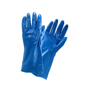 Picture of West Chester 52N105 Blue 9 Nitrile Chemical-Resistant Gloves (Main product image)