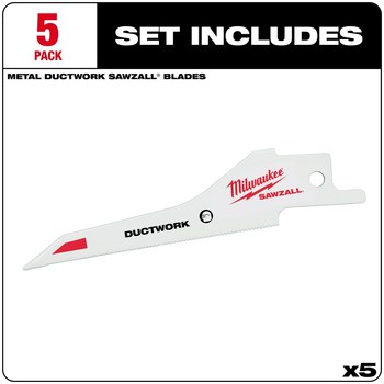 Milwaukee SAWZALL Reciprocating Saw Blade 48-00-1630 - 30 TPI - 0.5 in Width x 0.04 in Thick - Bi-Metal