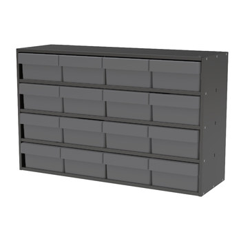 Picture of Akro-Mils AD3511C82 Akrodrawers 120 lb Charcoal Gray Powder Coated, Textured Stackable Cabinet (Main product image)
