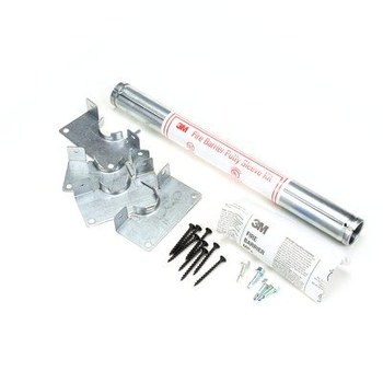 3M DT100 Fire Barrier Putty Sleeve Kit 18809, Galvanized Steel, 1 in x 12 in