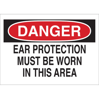 Picture of Brady B-120 Fiberglass Reinforced Polyester Rectangle White English PPE Sign part number 69184 (Main product image)