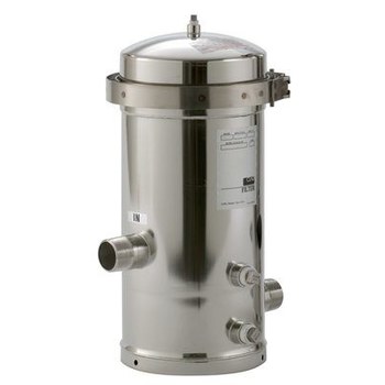 3M Aqua-Pure 4808713 SS4 EPE-316L Filter Housing - Stainless Steel 8 in x 19.5 in - 19324