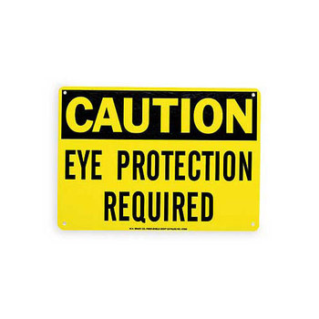 Picture of Brady B-851 Polyester Rectangle Yellow English PPE Sign part number 84530 (Main product image)