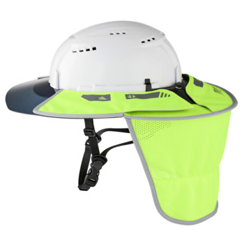Milwaukee BOLT Sun Visor with Sunshade 48-73-1078 - Hi-Vis Yellow - 37408