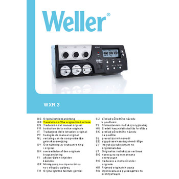 Weller WR Series WXR3003N Rework Station - 30428